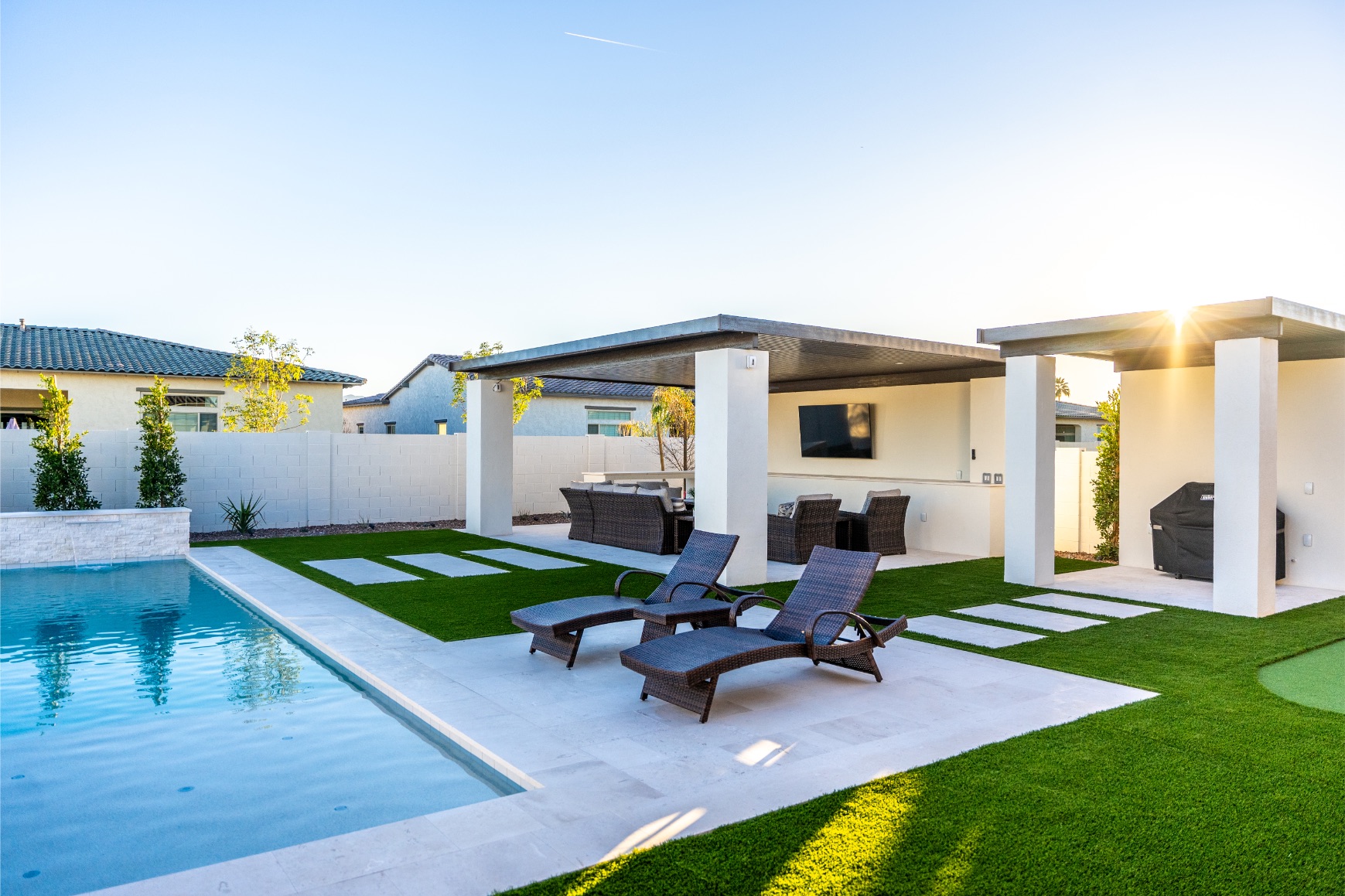 Pool remodel in arizona JNK Landscaping and pools